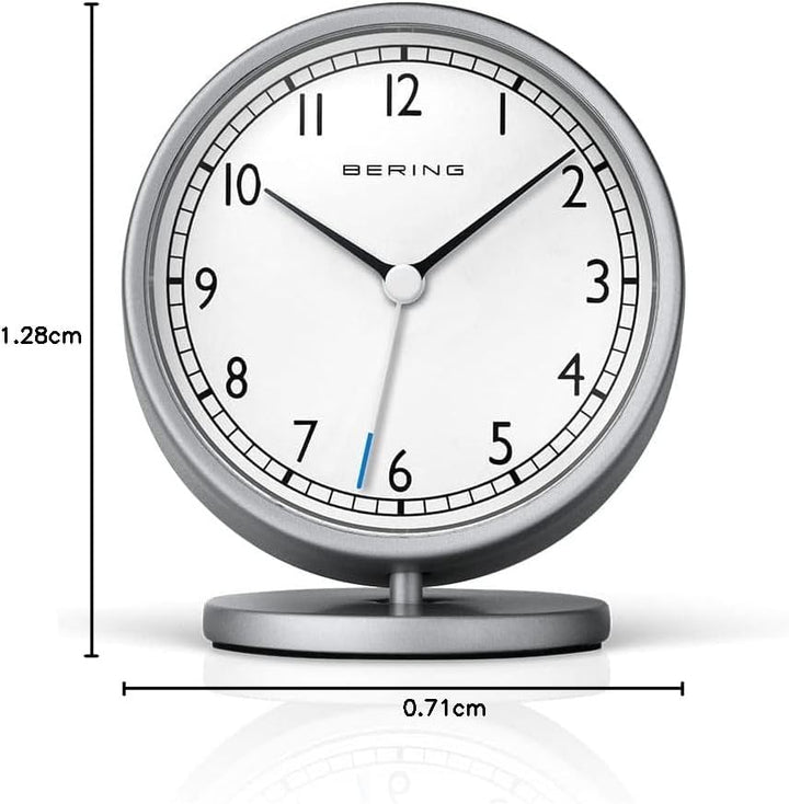 BERING Damen und Herren Alarmclock Quarz Movement - Home Decor Collection mit Kunststoff Glas 90096-
