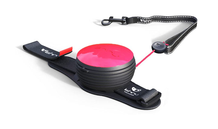 Lishinu3 Hundeleine mit Full-Stop Neon Pink XS - 2-4 kg