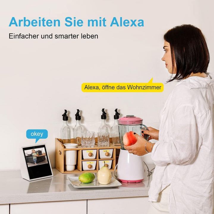 owltron überwachungskamera innen, Kamera überwachung innen mit Bewegungserkennung, 360 Grad Indoor W