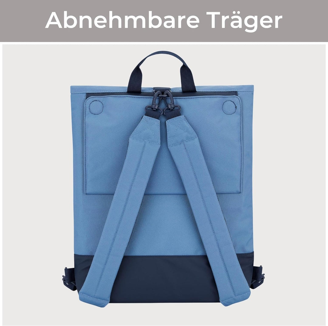 LARKSON Fahrradtaschen für Gepäckträger Damen & Herren Blau - Tammo Bike - 2 in 1 Fahrrad Tasche Ruc