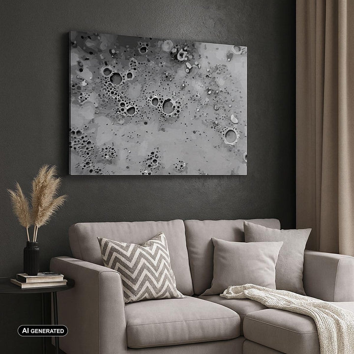 Bilder auf Leinwand 100x70cm Leinwandbild mit Rahmen Abstraktion modern Gross Wanddeko Bild Schlafzi