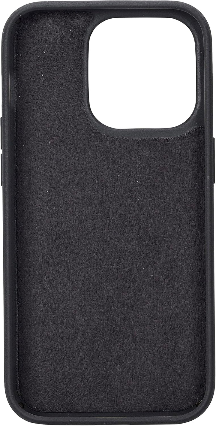 Solo Pelle Lederhülle kompatibel für iPhone 15 Pro in 6.1 Zoll abnehmbare Hülle (2in1) inkl. Kartenf