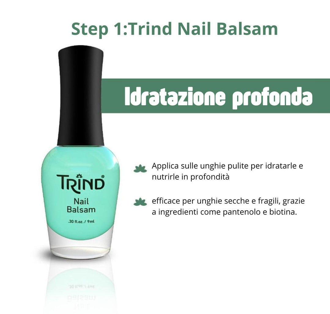 Nagelpflegeset zur Stärkung der Nägel | Nail Repair + Nail Balsam + Remover | durch halbpermanentes
