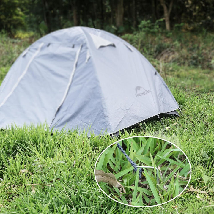 Graxury 100 Stück 20cm Ø 3mm Schwere Gartennägel Stahlpfähle - Verzinkte Stahlklammern zur Sicherung