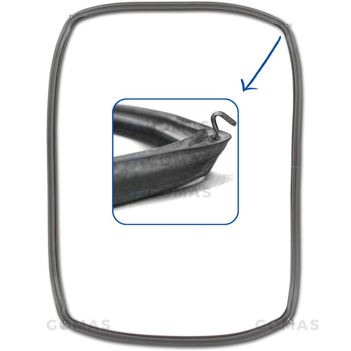 ALGOMAS® Ofendichtung, anpassbar an Marken Fagor, Edesa und mehr, Masse: 40 x 30 cm, Codes CA7A009A5