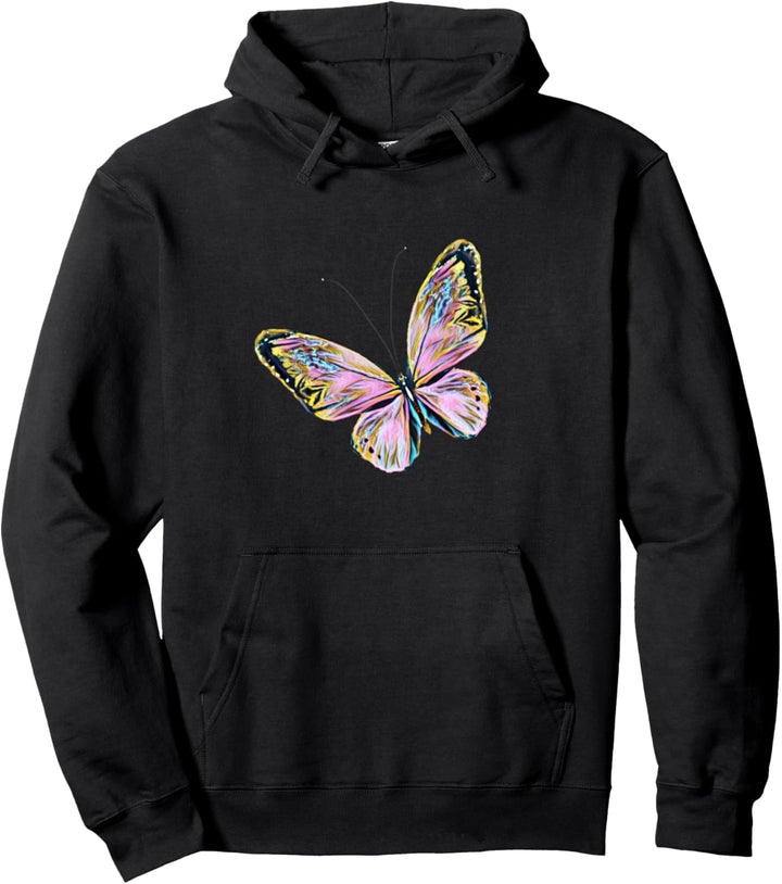 Schmetterling Motiv bunte Falter Insekten Schmetterlinge Pullover Hoodie