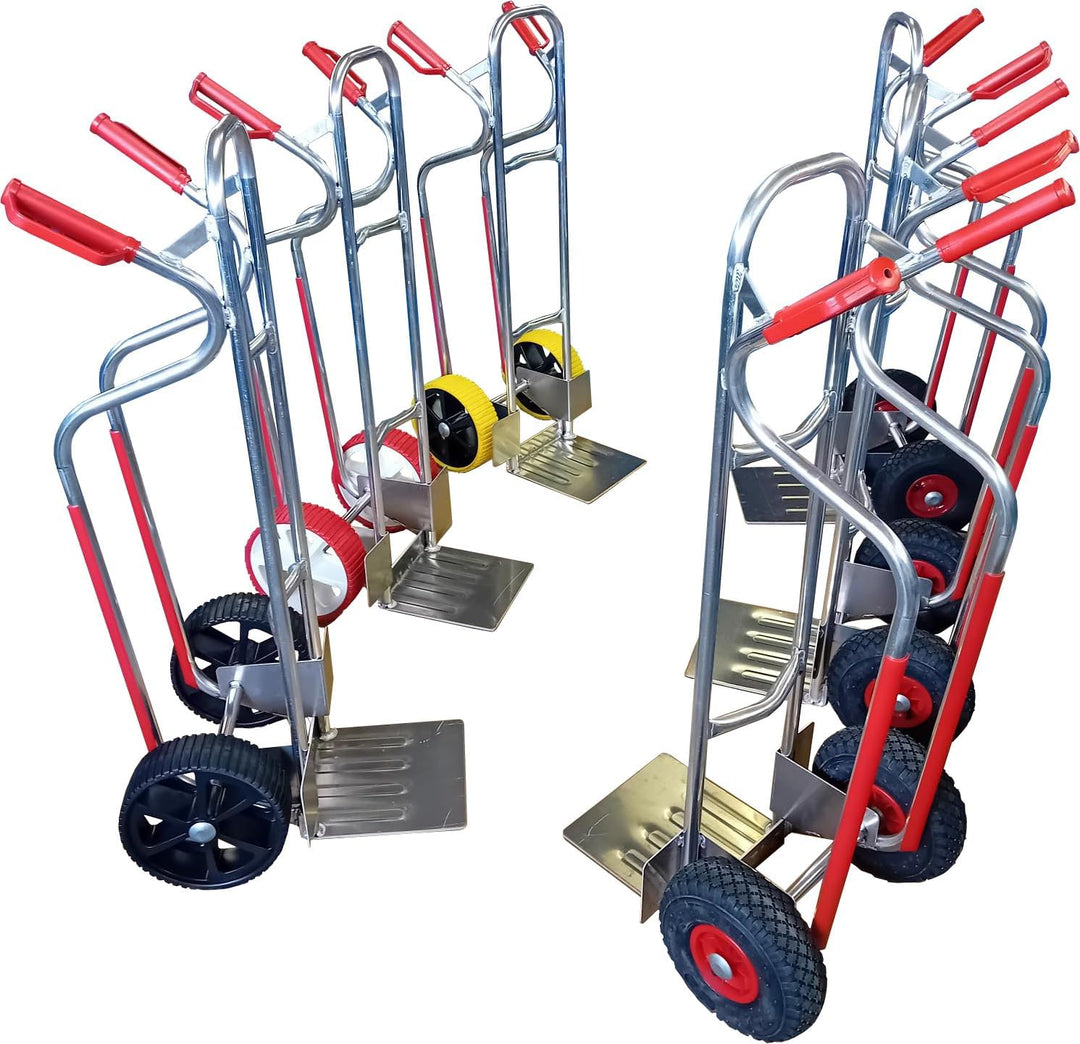 RLW Profi Aluminium Sackkarre Stapelkarre Alu200 200 kg - Schaufel 280 x 280 mm - Made in EU - kein
