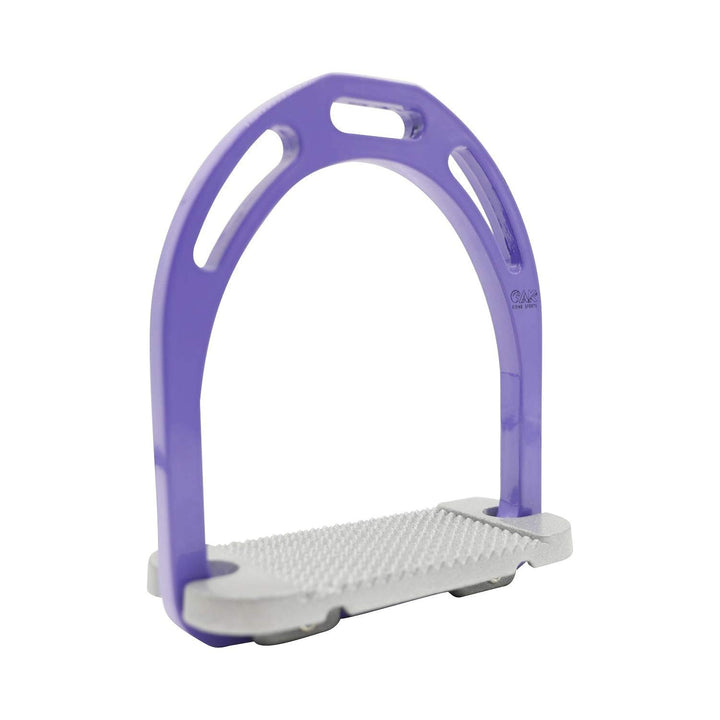 AK Aluminium-Steigbügel mit beschichteten Farben (11,9 cm, Violett/Silber) 4.75 INCHES violett / sil
