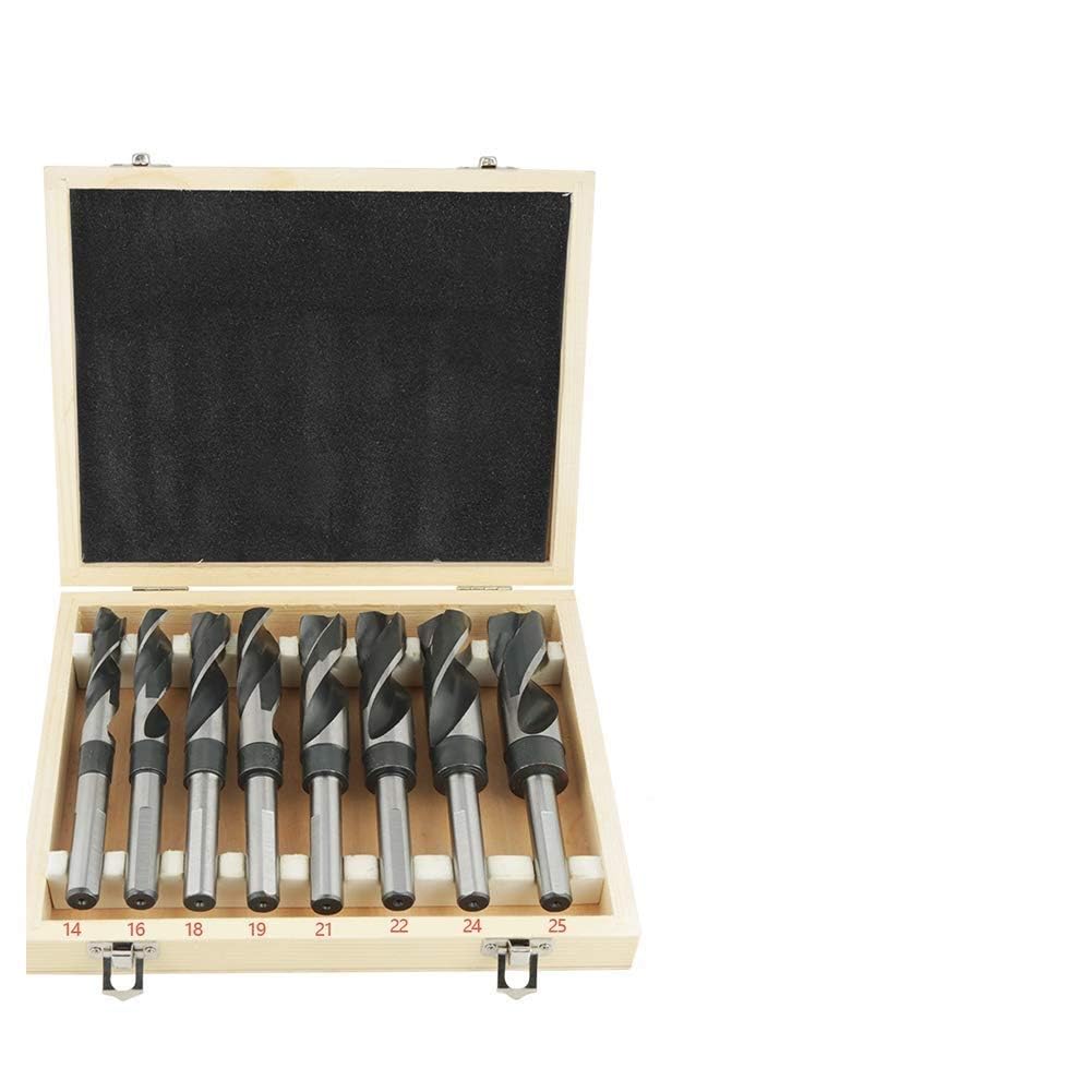Spiralbohrer-Set, HSS Bohrer Spiralbohrer aus gehärtetem Stahl Spiralbohrersatz Metallspiralbohrer S
