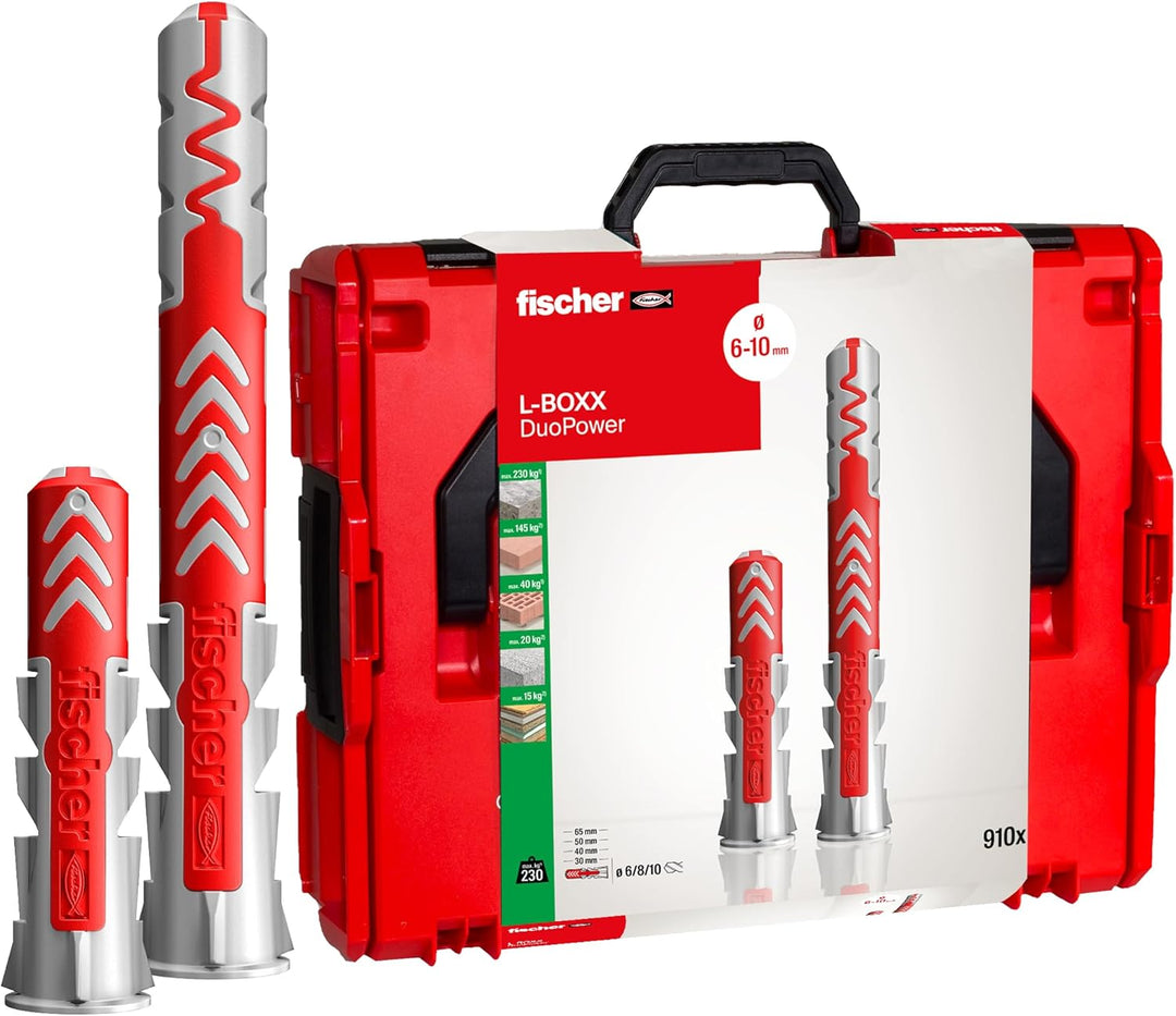 fischer DuoPower in der handlichen L-BOXX, 910 x DuoPower in verschiedenen Grössen, der innovative D