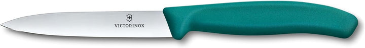 Victorinox Swiss Classic Gemüsemesser Set, 2-teilig, Gerade Klinge und Wellenschliff, Rostfreier Sta