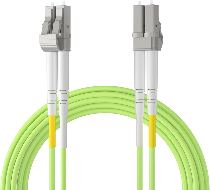 10Gtek [4 Stück LC to LC OM5 Fiber Patch Cable - 10Gb/Gigabit Multi-Mode Jumper Duplex 50/125μm LSZH