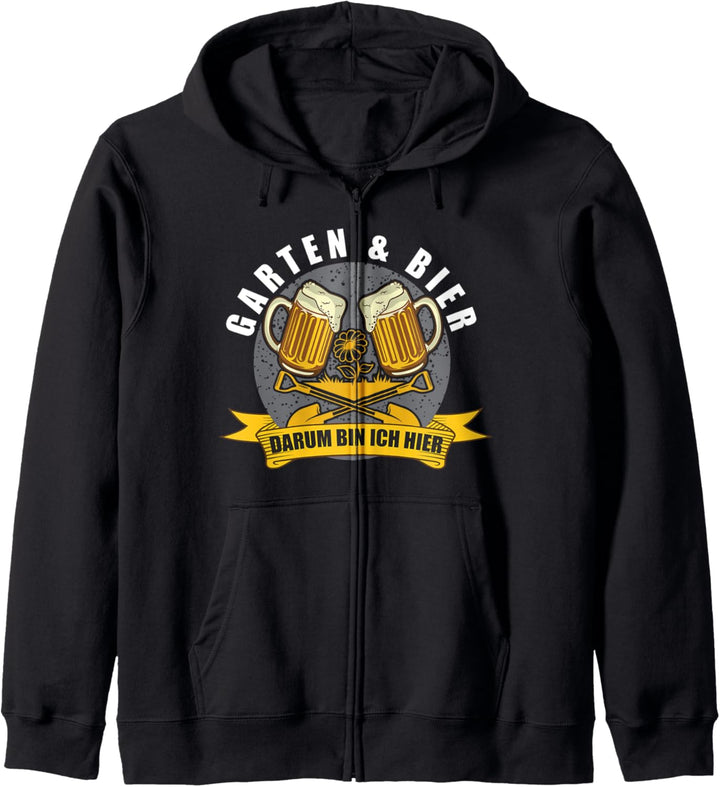 Garten Bier Hobbygärtner Gartenarbeit Gärtner Schrebergarten Kapuzenjacke
