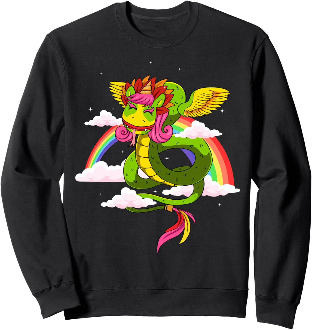Quetzalcoatl Einhorn Aztekenschlange Maya Inca Toltec Sweatshirt