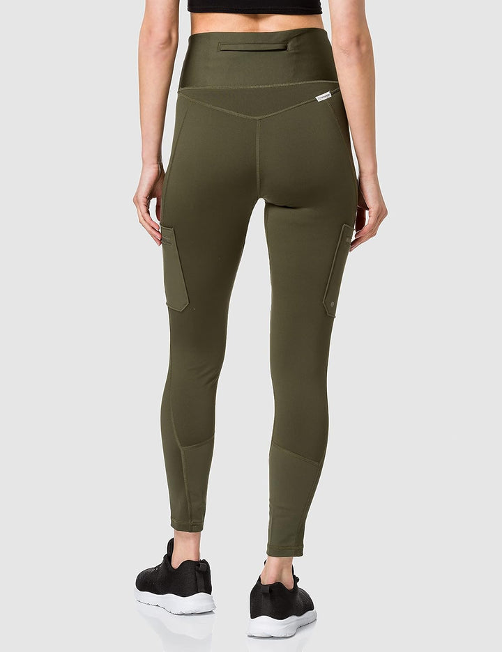 All Terrain Gear by Wrangler Damen Cargo Legging Deep Depths Hiking Pants XXL Olive, XXL Olive