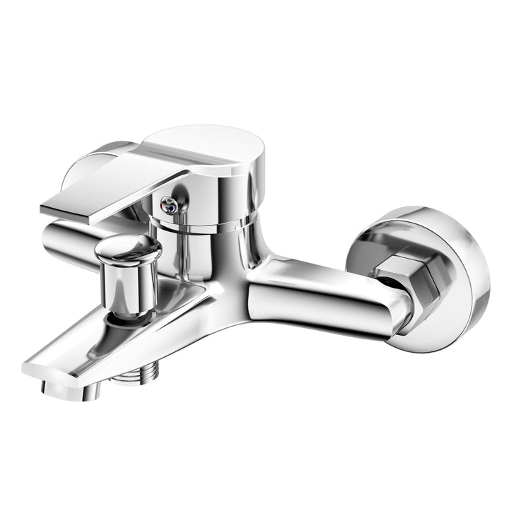 LADOKEE Badewannenarmatur, Wasserhahn Badewanne mit G1/2"-Anschluss, Einhebel Mischbatterie Badewann