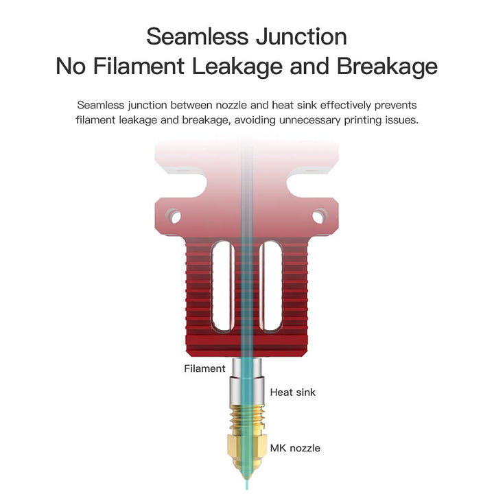 Original Creality CR6 SE Hotend Extruder Komplettes Kit montiert für CR-6 SE CR6 MAX 3D-Drucker mit