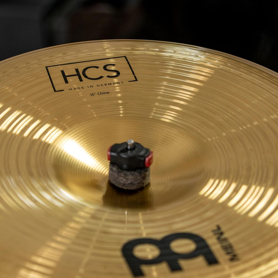 Meinl Cymbals HCS China 16 Zoll (Video) Schlagzeug Becken (40,64cm) Messing, Traditionelles Finish (