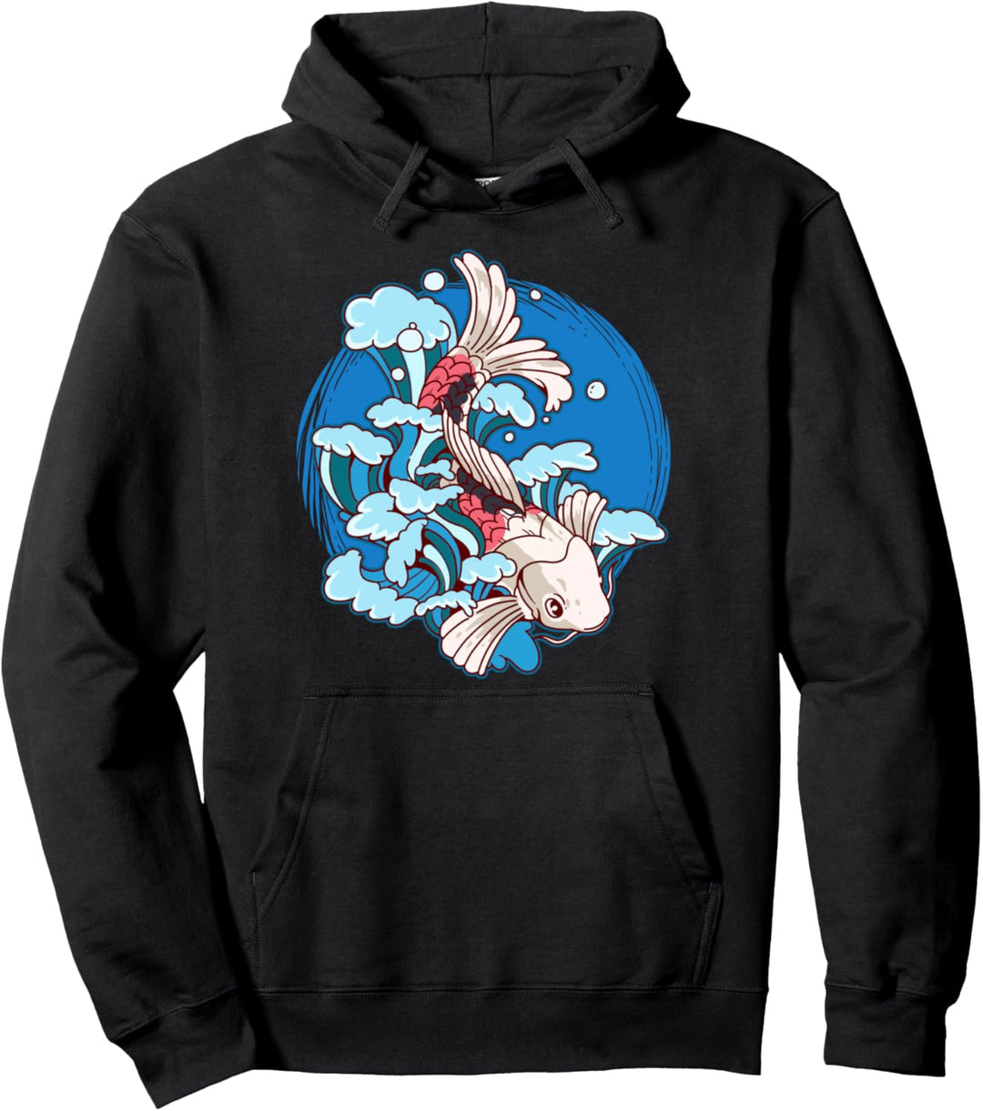 Koi-Fisch-T-Shirt - Liebe Koi-Fisch Pullover Hoodie
