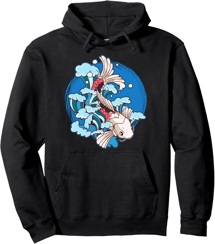 Koi-Fisch-T-Shirt - Liebe Koi-Fisch Pullover Hoodie
