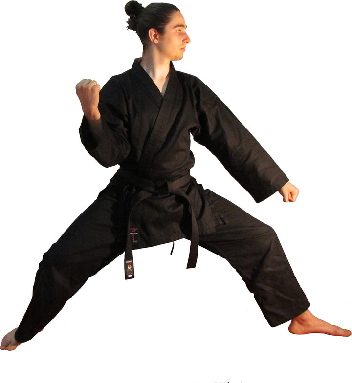 Kamikaze Schwarze Hose, Modell JUNIOR/Black 4/170 Schwarz, 4/170 Schwarz