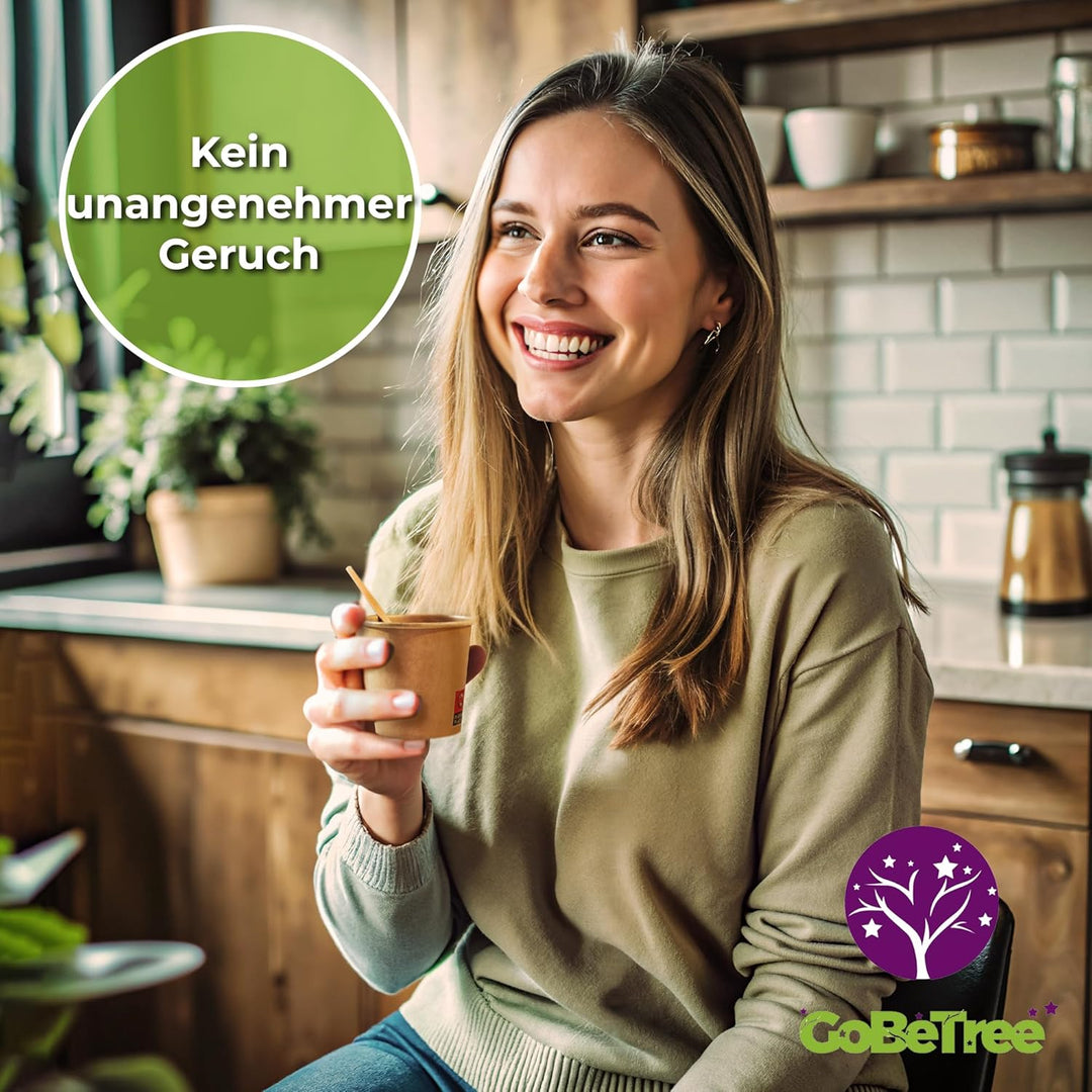 GoBeTree 400 Einweg-Kaffeebecher aus Kraftkarton mit 120 ml / 4 oz Fassungsvermögen, Einweg-Kaffeebe
