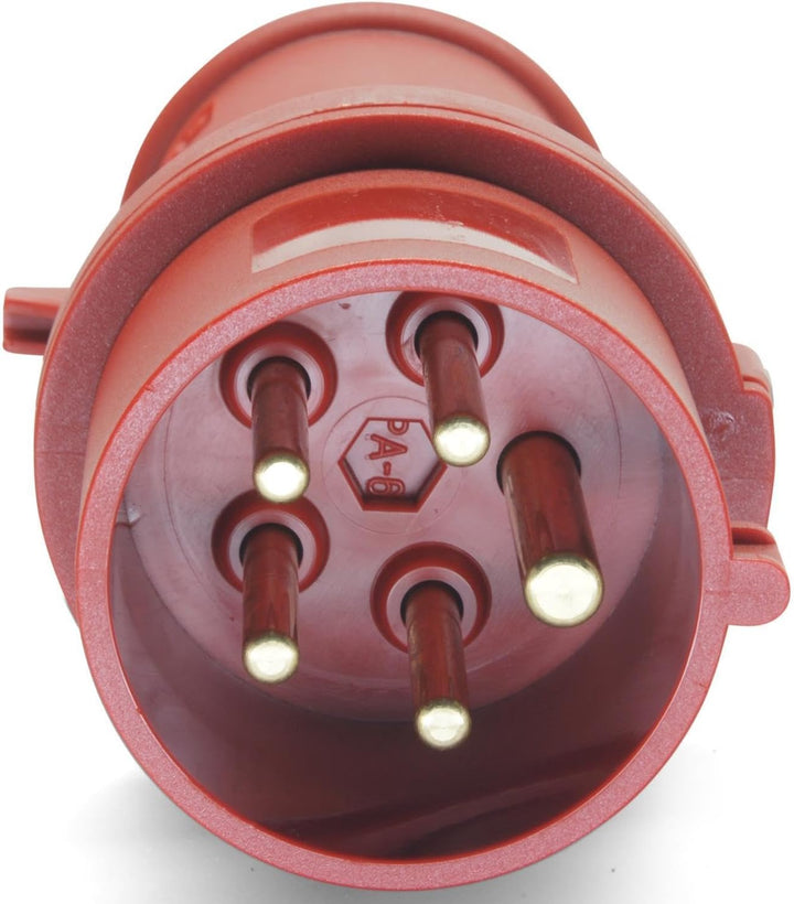 ENECEN 1512410 CEE-Anschlusskabel 400V/16A IP44 Gummi H07RN-F 5x2,5 mm² mit Stecker/freies Ende 5-po