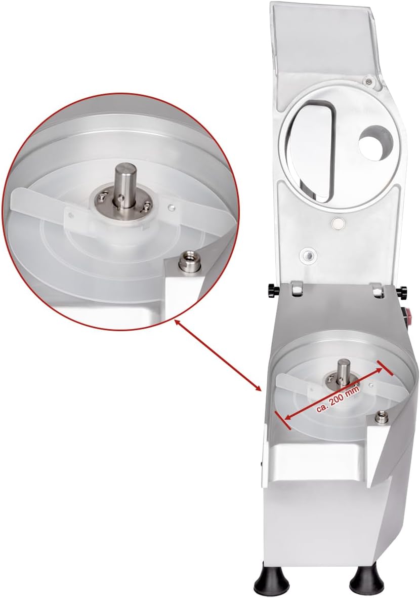 Beeketal 'GS750' Profi Gastro Gemüseschneider elektrisch (ca. 240kg/h Durchsatz), Gemüseschneidemasc