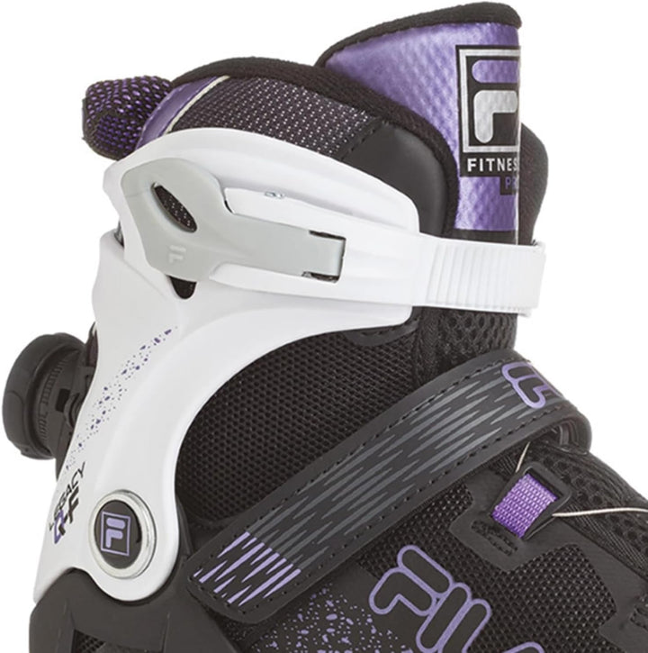 FILA SKATES Damen Legacy Qf Inline Skate 40 LADY BLACK/VIOLET, 40 LADY BLACK/VIOLET