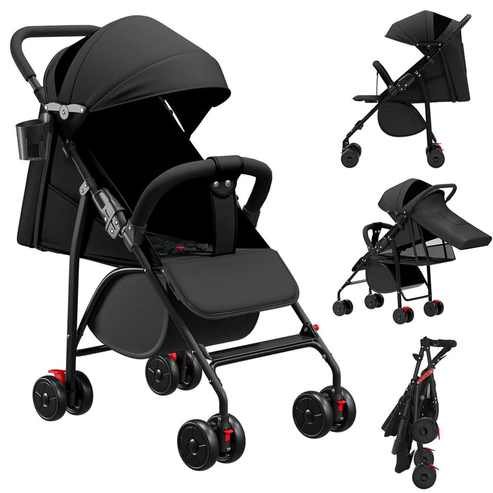 Kindersportwagen,Zusammenklappbarer Kinderwagen,Kinderwagen für jedes Gelände,Klein Zusammenklappbar