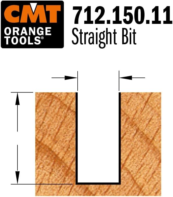 CMT Orange Tools 712.150.11 - gerade Fräser hm s 6 d 15 x 30