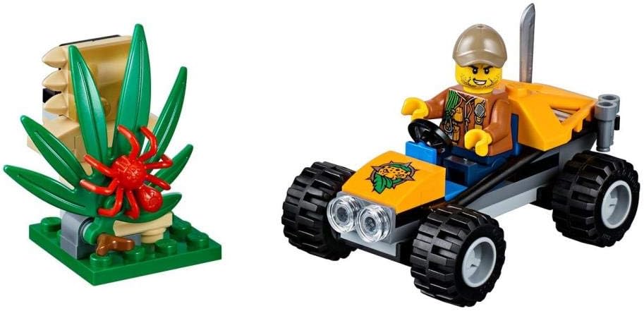 LEGO City 60156 - "Dschungel-Buggy Konstruktionsspiel, bunt Single, Single