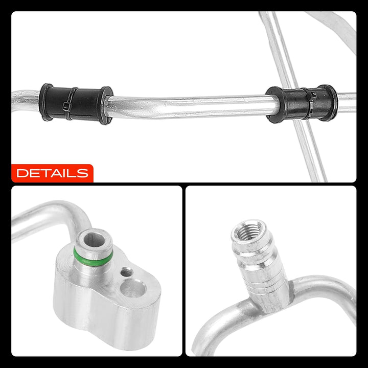 Frankberg Klimaleitung Kompatibel mit A3 Cabriolet 8P7 2008-2013 Leon 1P1 2006-2012 Golf Plus 521 5M