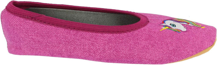 Beck Mädchen Einhorn Gymnastikschuhe, Pink, 30 EU (Packung mit 2)