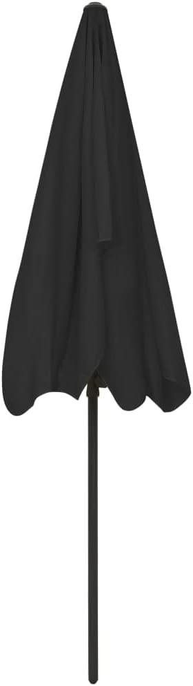 vidaXL Strandschirm Kippbar Sonnenschirm Balkonschirm Gartenschirm Ampelschirm Marktschirm Schirm Te