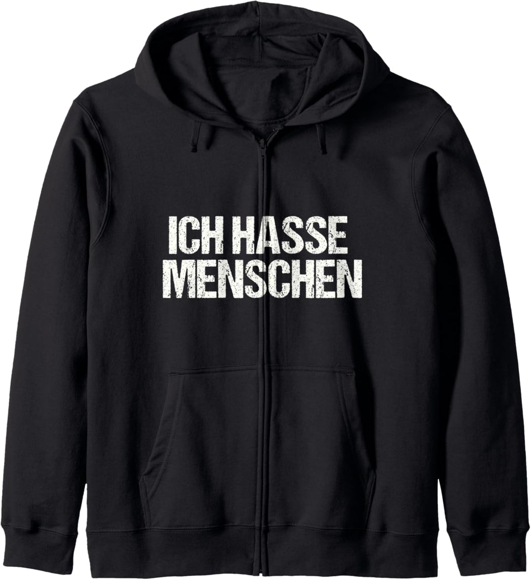 Ich hasse Menschen Lustiger Spruch Menschenhasser Kapuzenjacke
