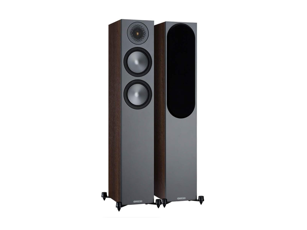 Monitor Audio Bronze 200 6G | Farbe: Walnuss | Standlautsprecher | Paar | Stereo & Heimkino | 2,5-We