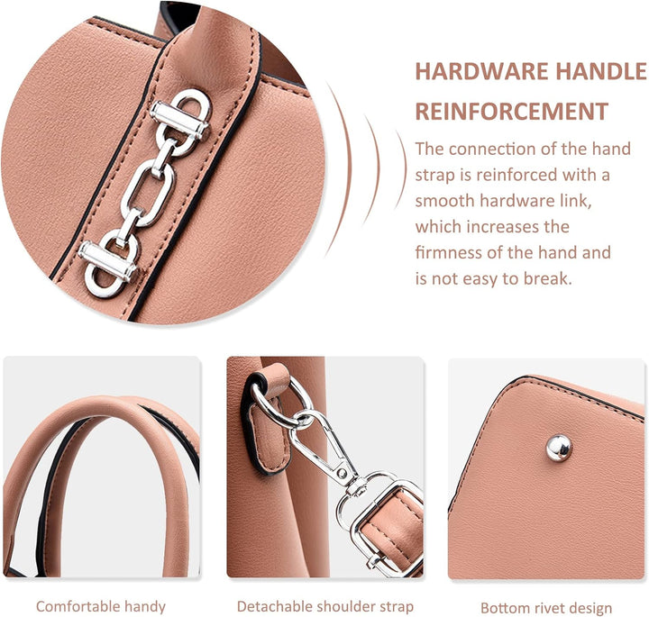 NICOLE & DORIS Henkeltasche Damen Umhängetasche Einfach Elegante Handtasche Stilvolle Schultertasche