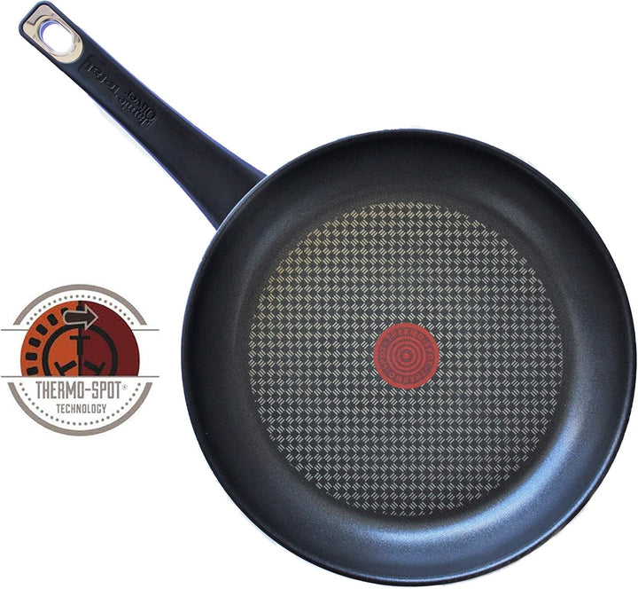 Tefal E43510 Jamie Oliver Pfannenset 5 tlg Induktion, inkl Deckel 28cm+Wender, Pfanne 20,26,28 cm, a