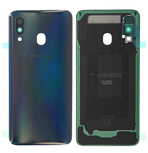 Handyteile24 ✅ ? Akkudeckel Backcover Batterieabdeckung Cover in Schwarz für Samsung Galaxy A40 A405