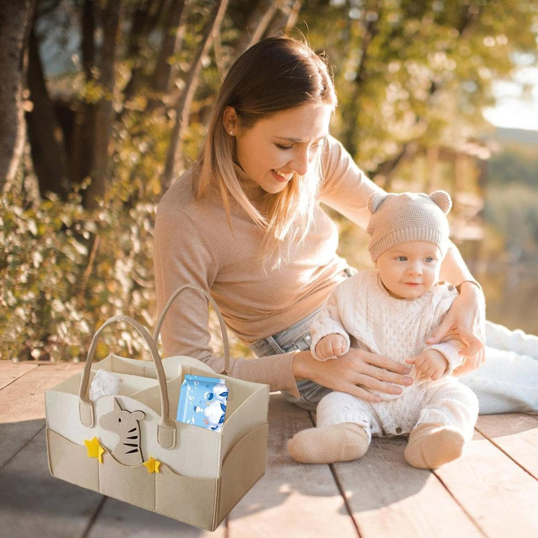 Baby-Windel-Caddy Organizer | Baby-Caddy Organizer | Filz-Baby-Windel-Caddy Kinderzimmer Aufbewahrun