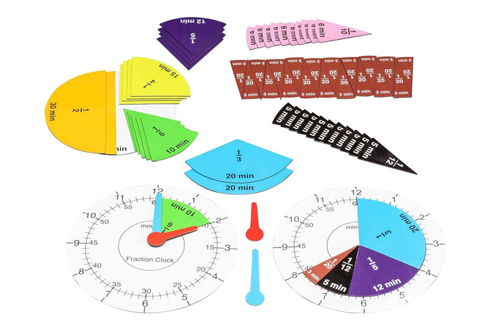 WISSNER 120140 aktiv lernen - Fraction Clock ZeitangabenundBruchteile