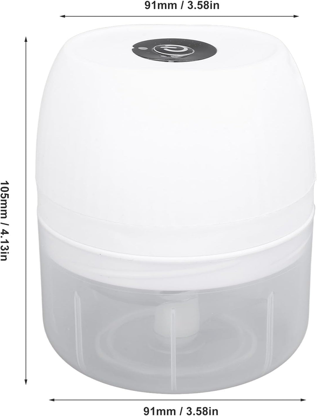 Elektrischer Mini-Knoblauchzerkleinerer, Tragbarer 250-ml-Gemüsezerkleinerer, Kabellose Tragbare Küc