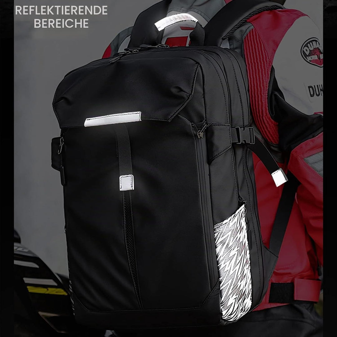 RYITGO Motorradrucksack,Motorradhelm Rucksack,Rucksack Herren Motorrad,Rucksack Wasserdicht Motorrad