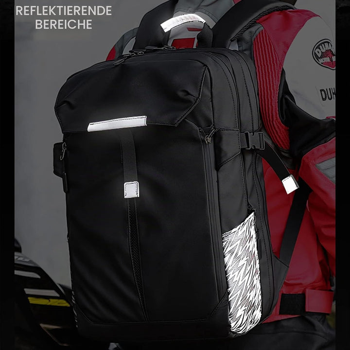 RYITGO Motorradrucksack,Motorradhelm Rucksack,Rucksack Herren Motorrad,Rucksack Wasserdicht Motorrad