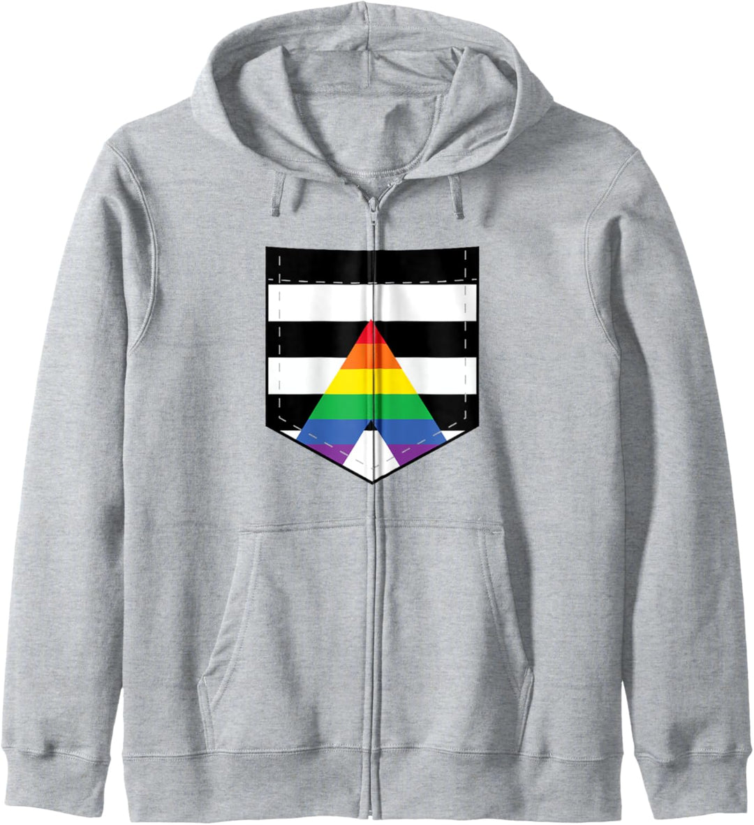 LGBTQ Straight Ally Flaggentasche - LGBTQIA+ Straight Ally Kapuzenjacke