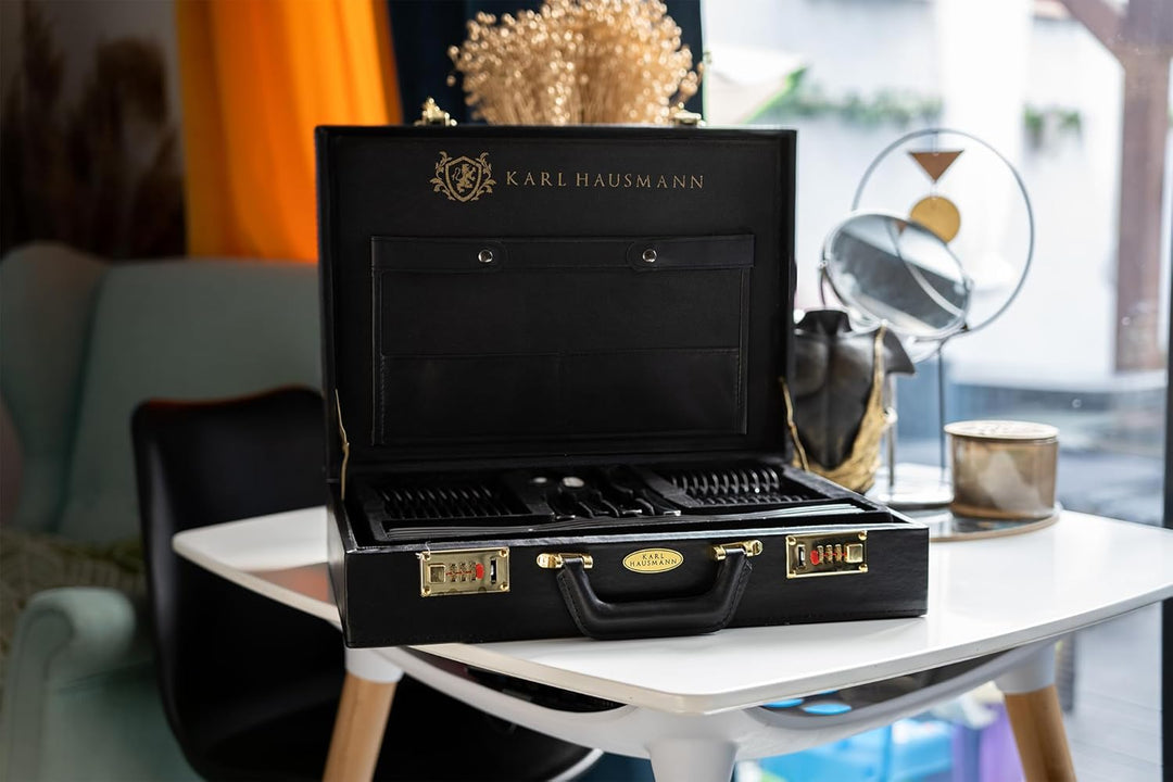 KARL HAUSMANN Besteck Set 12 personen - 72-teilig - Essbesteck Spülmaschinenfest Rostfrei - BesteckS