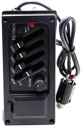 Akustikgitarren-Tonabnehmer 4-Band-Vorverstärker-EQ-Equalizer Piezo-Tonabnehmersystem für Akustikgit