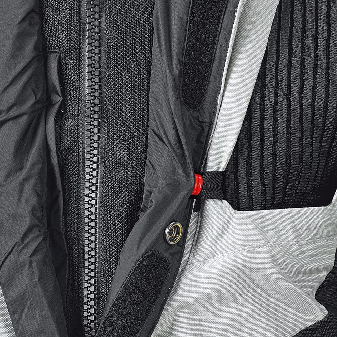 Held Hakuna II Damen Textiljacke - Wasserdicht - Atmungsaktiv - Viel Stauraum M grau schwarz, M grau