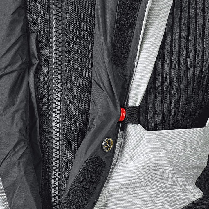 Held Hakuna II Damen Textiljacke - Wasserdicht - Atmungsaktiv - Viel Stauraum M grau schwarz, M grau